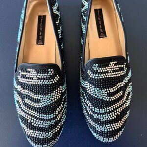 Steven By Steve Madden Studded Rhinestone Loafers